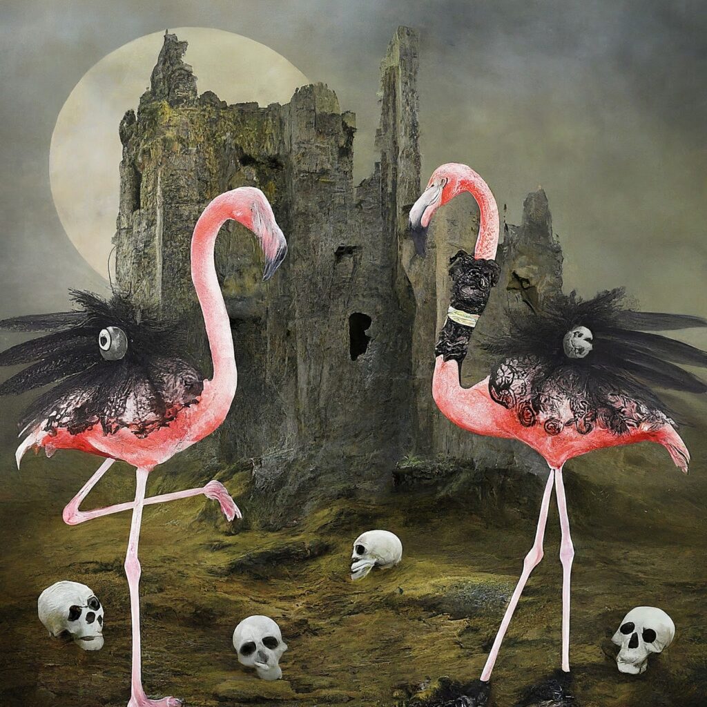 Goth Flamingos